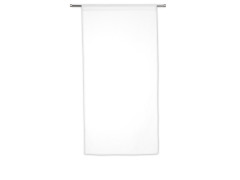VITRAGE TAMISANT LEO BLANC-BLANC N 0 L45 X H120 CM LOT 2