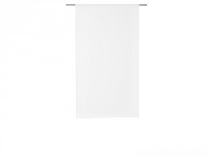 LOT DE 2 VITRAGES TAMISANT LEO BLANC-BLANC N°0 L60 X H120 CM