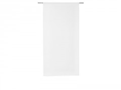 VITRAGE TAMISANT LEO BLANC-BLANC N 0 L60 X H180 CM LOT 2
