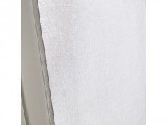 VITRAGE TAMISANT LEO BLANC L70 X H210 CM