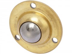 ROULETTE PIVOTANTE A ENCASTRER DIAMETRE 16MM