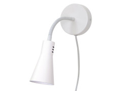 APPLIQUE E14 METAL BLANC SKIT