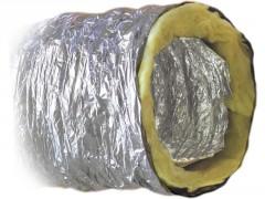 CONDUIT EXTENSIBLE AIR CHAUD ALUMINIUM 5M D125MM