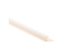 PROFIL 1/4 ROND ANGLE SORTANT PVC IVOIRE 12MM L2.5 STANDERS