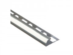 PROFIL 1/4 ROND ANGLE SORTANT INOX BRILLANT 12MM L2.5 STANDERS