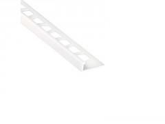 EQUERRE ANGLE SORTANT PVC BLANC 8MM L2.5 STANDERS