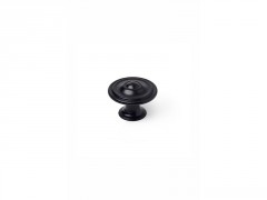 BOUTON METAL NOIR MAT DIAMETRE 35MM LOT DE 4 PIECES