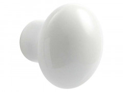 BOUTON CERAMIQUE TILLIE BLANC DIAMETRE 35MM
