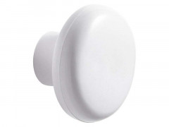 BOUTON SNOW PLASTIQUE BLANC D39.5MM