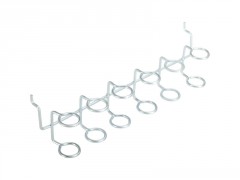 CROCHET POUR PANNEAU PERFORE H.6 X L.22.5 X P.5 CM POUR 6 OUTILS