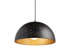 SUSPENSION HYDRO E27 D40 60W METAL NOIR