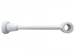 SUPPORT BOIS D28 FERME 300MM LAQUE BLANC