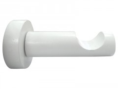 SUPPORT BOIS D28 TIGE 80 LAQUE BLANC
