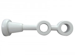 SUPPORT BOIS D28 DOUBLE 130-200 LAQUE BLANC