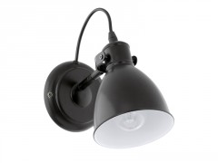 APPLIQUE PRIDDY E27 60W METAL NOIR