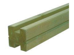 POTEAU RAINURE EN H YONA 9X9X240CM CLASSE 3