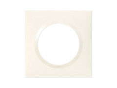 PLAQUE CARREE DOOXIE BLANC 1 POSTE