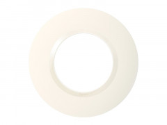 PLAQUE SIMPLE RONDE DOOXIE BLANC