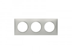 PLAQUE CARREE DOOXIE ALUMINIUM 3 POSTE