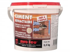 CIMENT REFRACTAIRE SEAU  3.5KG
