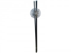 KIT DE RAMONAGE 7M NOIR + HERISSON ROND D250MM