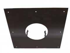 PLAQUE PROPRETE CLIPINOX NOIR 40X40 DIAMETRE 125MM