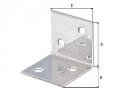 EQUERRE LARGE INOX 40X40X40MM