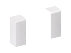 EMBOUT ET JONCTION POUR PLINTHE 20 X 80 MM BLANC LOT DE 2 TEHALIT