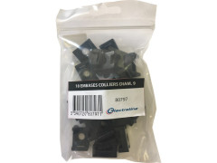 EMBASE COLLIER LARGE 9 NOIR LOT DE 10