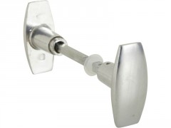 BOUTON PORTE DBLE ACIER LOT2