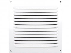 GRILLE AERATION VISSER  150X150MM ALU + MOUSTIQUAIRE