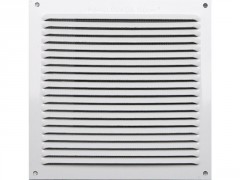 GRILLE AERATION VISSER  170X170MM ALU + MOUSTIQUAIRE