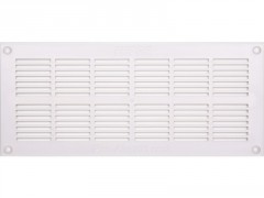 GRILLE AERATION VISSER  110X255MM ABS BLANC