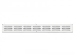 GRILLE AERATION VISSER  50X400MM ALU + MOUSTIQUAIRE