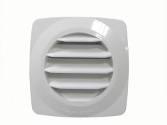 GRILLE AERATION CLIPSER   100MM ABS BLANC
