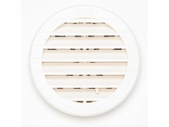 GRILLE AERATION REGLABLE  94 ABS BLANC  + MOUSTIQUAIRE