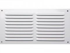 GRILLE AERATION VISSER  150X300MM ALU + MOUSTIQUAIRE