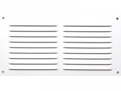 GRILLE AERATION VISSER  100X200MM ALU + MOUSTIQUAIRE