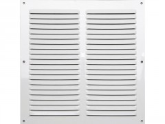 GRILLE AERATION VISSER  250X250MM ALU + MOUSTIQUAIRE