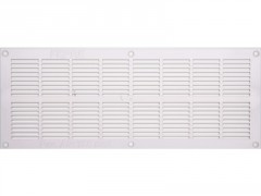 GRILLE AERATION VISSER  130X337MM ABS BLANC