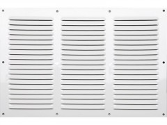 GRILLE AERATION VISSER  200X300 MM ALU + MOUSTIQUAIRE