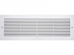GRILLE AERATION ENCASTRER  95X333MM ABS + MOUSTIQUAIRE