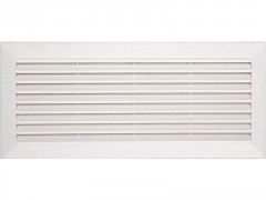 GRILLE AERATION CLIPSER   135MM ABS + MOUSTIQUAIRE