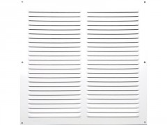 GRILLE AERATION VISSER  300X300MM ALU + MOUSTIQUAIRE