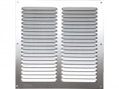 GRILLE AERATION VISSER  250X200MM ALU + MOUSTIQUAIRE