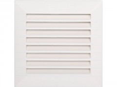 GRILLE AERATION CLIPSER  135X135MM ABS + MOUSTIQUAIRE