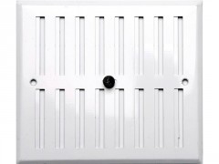 GRILLE AERATION VISSER  REGLABLE  170X190 ALU