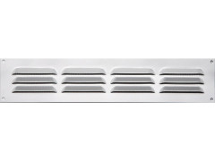 GRILLE AERATION VISSER  50X240 ALU + MOUSTIQUAIRE