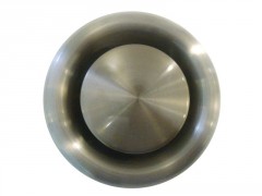 BOUCHE EXTRACTION REGLABLE 100 INOX
