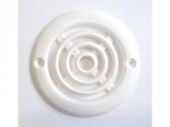 GRILLE AERATION VISSER  64 ABS BLANC  LOT4